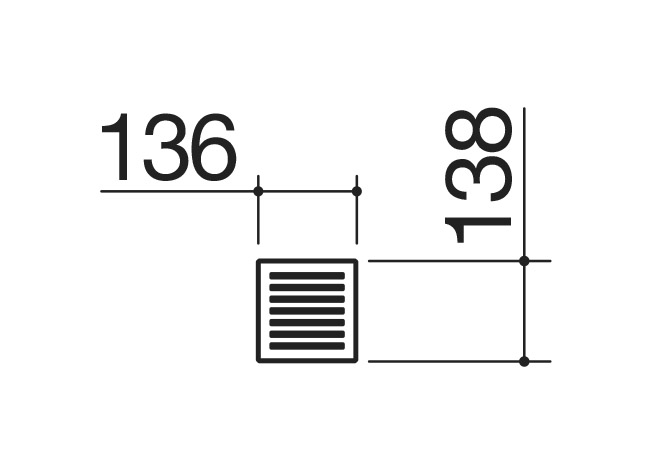 Technical Sheet - Stainless steel shelf / glass drainer