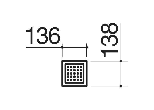Ficha técnica - Cubeta ciega con fondo de acero inoxidable negro