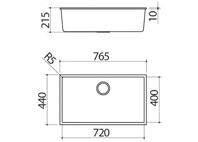 Technical Sheet - 72x40 cm Soul Squarebowl 