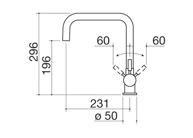 Fiche technique - Mitigeur Easy Steel