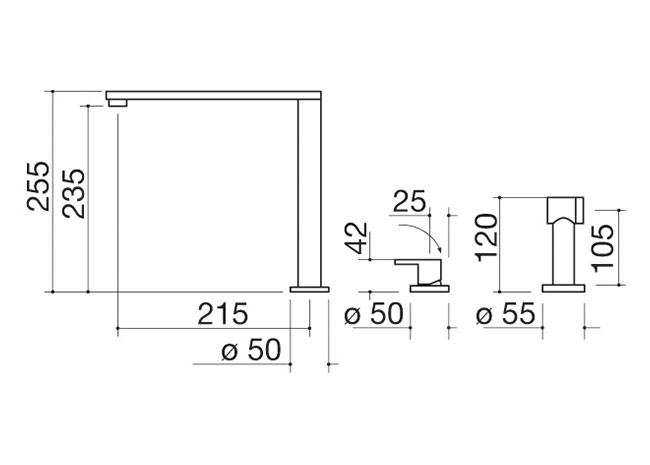 Ficha técnica - Grifo mezclador B_Free Kit