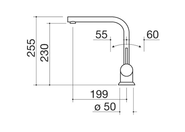 Ficha técnica - Grifo mezclador B_Fast