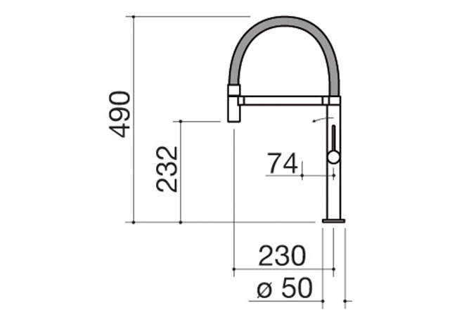 Ficha técnica - Grifo mezclador Flexi