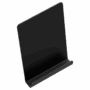 Supporto per tablet e smartphone in acciaio inox nero opaco